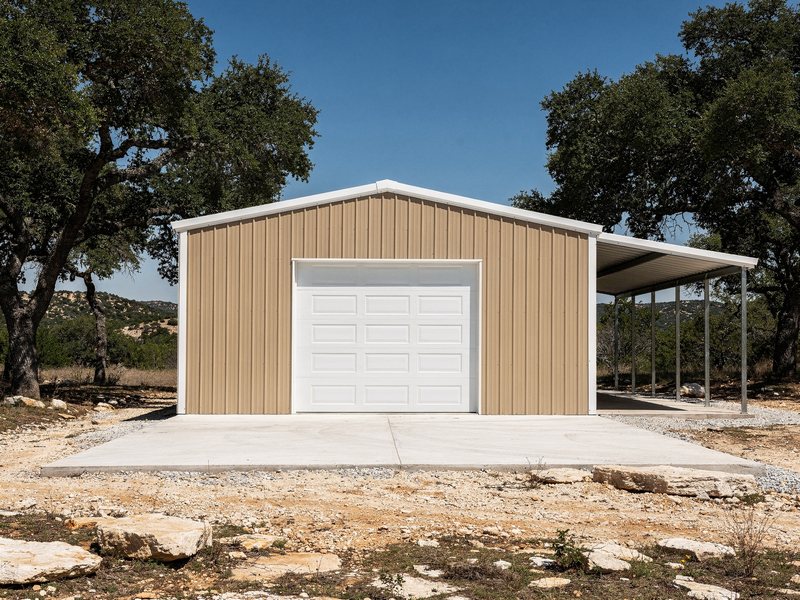 40x60 Shop with Lean-To, Boerne TX
